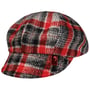 Casquette Gavroche Lacova Check by Alfonso D’Este rouge