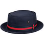 Chapeau en Tissu Classic Band Pork Pie by Stetson bleu foncé