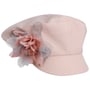 Casquette Gavroche avec Fleur Voltana by Lierys rose