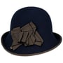 Chapeau Cloche Solvina by bedacht bleu foncé
