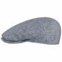 Casquette Summer Linen Driver by Stetson bleu-moucheté