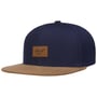 Casquette Suede 6 Panel Classic Snapback by Reell bleu foncé