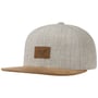 Casquette Suede 6 Panel Classic Snapback by Reell gris clair