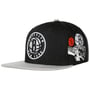 Casquette Patch Overload Nets by Mitchell & Ness noir-gris