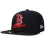 Casquette 59Fifty Script Team Red Sox by New Era bleu foncé