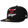 Casquette 59Fifty Script Team Bulls by New Era noir