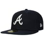 Casquette 59Fifty Atlanta Braves MLB by New Era bleu foncé