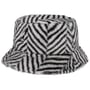 Chapeau Bob Faux Fur Bucket Herringbone by Kangol gris