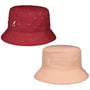 Chapeau Réversible Pucker Check Bucket by Kangol rouge