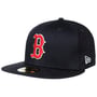 Casquette 59Fifty Red Sox Side Patch by New Era bleu foncé