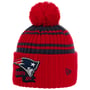 Bonnet Beanie NFL 22 SPRTKNT Patriots by New Era bleu foncé