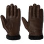 Gants Deerskin Primaloft Rib by Hestra marron foncé