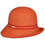 Chapeau en Paille Gavia Cloche by Seeberger rouge