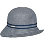 Chapeau en Paille Gavia Cloche by Seeberger bleu clair