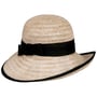 Chapeau en Paille avec Nœud Sinamay by Seeberger noir