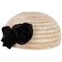 Béret en Paille de Papier by Seeberger noir