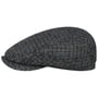 Casquette Brayton Harris Tweed Driver by Stetson gris-bleu