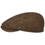 Casquette Brayton Harris Tweed Driver by Stetson beige-marron