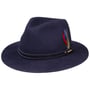 Chapeau en Laine Tenvelco Traveller by Stetson bleu foncé