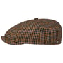 Casquette 8 Panel Houndstooth by Lierys marron
