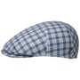 Casquette Lerino Check by Alfonso D’Este bleu-gris