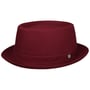 Chapeau en Coton Uni Pork Pie by Lierys bordeaux