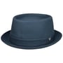 Chapeau en Coton Uni Pork Pie by Lierys bleu