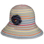 Chapeau en Tissu Colour Stripes by Lierys Gold bleu