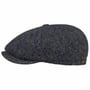 Casquette Hatteras Herringbone Stripe by Stetson bleu foncé