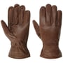 Gants en Cuir Cowskin by Stetson marron