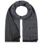 Écharpe en Coton Jacquard Stamps by Stetson bleu foncé