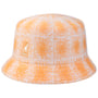 Chapeau Bob Grunge Plaid Bin by Kangol jaune