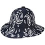 Chapeau Paisley Wide Brim Casual by Kangol bleu foncé