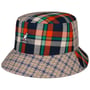 Chapeau Bob Plaid Mashup Bucket by Kangol orange