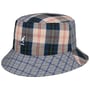 Chapeau Bob Plaid Mashup Bucket by Kangol bleu clair