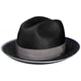 Chapeau en Paille Hesmond Sisal by Bailey 1922 noir-bleu