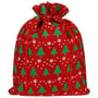 Pochette Cadeau Christmas Tree 40 cm x 55 cm rouge