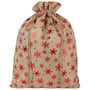 Pochette Cadeau Star 30 cm x 40 cm nature