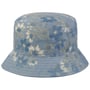 Chapeau en Tissu Jeans Flower Bucket by Lipodo bleu