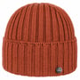 Bonnet en Tricot avec Revers Merino by Lierys terre cuite