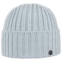 Bonnet en Tricot avec Revers Merino by Lierys bleu clair