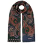 Écharpe en Laine Multicolour Paisley by Stetson bleu foncé