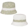 Chapeau Réversible Cotton Check Bucket by McBURN olive