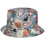 Chapeau Bob Cotton Paisley Bucket bleu
