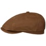 Casquette 6 Panel Calf Leather by Stetson marron