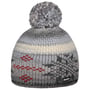 Bonnet Beanie Ike Pompon by Eisbär gris foncé