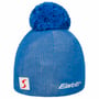 Bonnet Beanie Pompon Piscine ski by Eisbär bleu