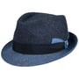 Chapeau en Laine Classic Twotone Trilby by Lierys bleu