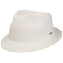 Chapeau en Paille Dawson Toyo Trilby by Stetson blanc
