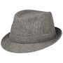 Chapeau en Laine Shetland Wool Trilby by Lierys gris